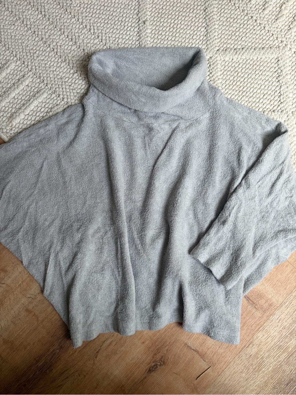 Bryn Walker Terrycloth Oversized Sweater Women’s M Grey Slow Fashion